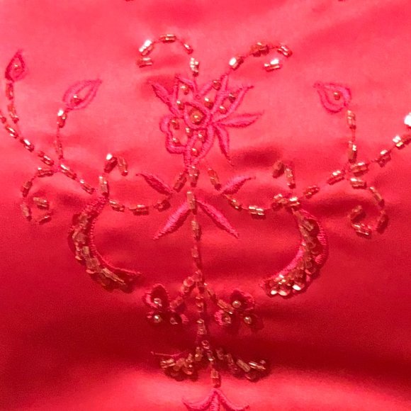 New Gorgeous Fuchsia Pink Evening Dress - Size 8 - Picture 8 of 9